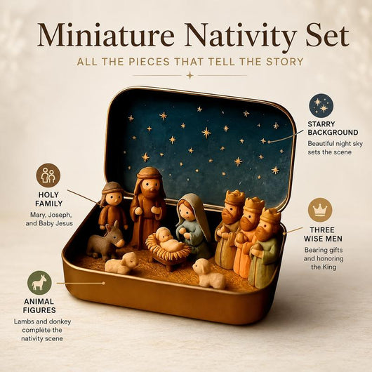 Olera™ Starlight Nativity Set