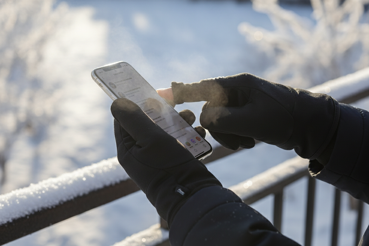 Touchscreen Ready, Gloves Always On