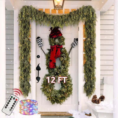 Olera Pre-Lit Cedar Garland