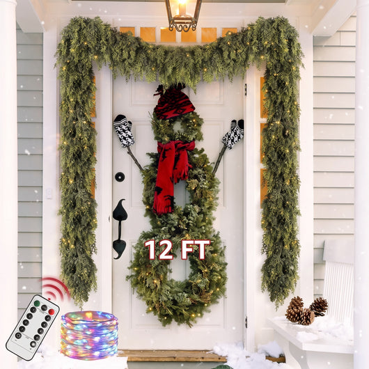 Olera Pre-Lit Cedar Garland